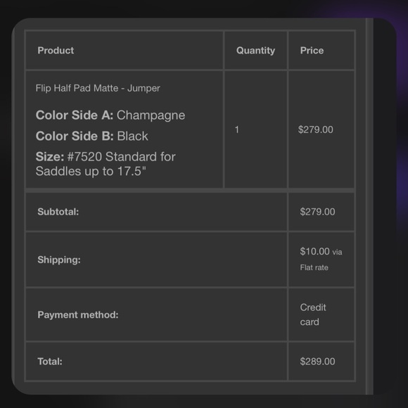 Ecogold Champagne Flip Half Pad - like new - Picture 3 of 5